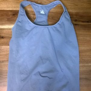 Grey athletic tank
